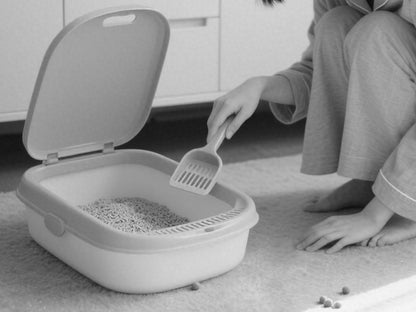 Bac à litière intelligent pour chat – Litière automatique autonettoyante électrique, toilette auto-nettoyante pour chats