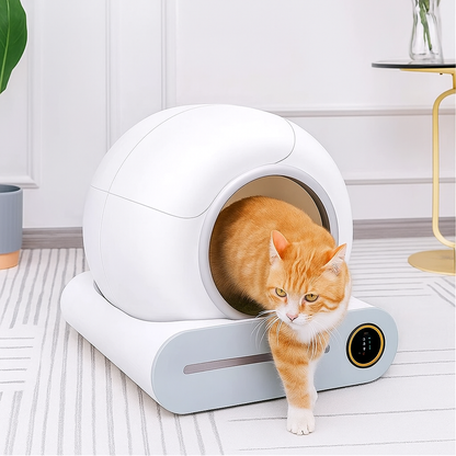 Bac à litière intelligent pour chat – Litière automatique autonettoyante électrique, toilette auto-nettoyante pour chats