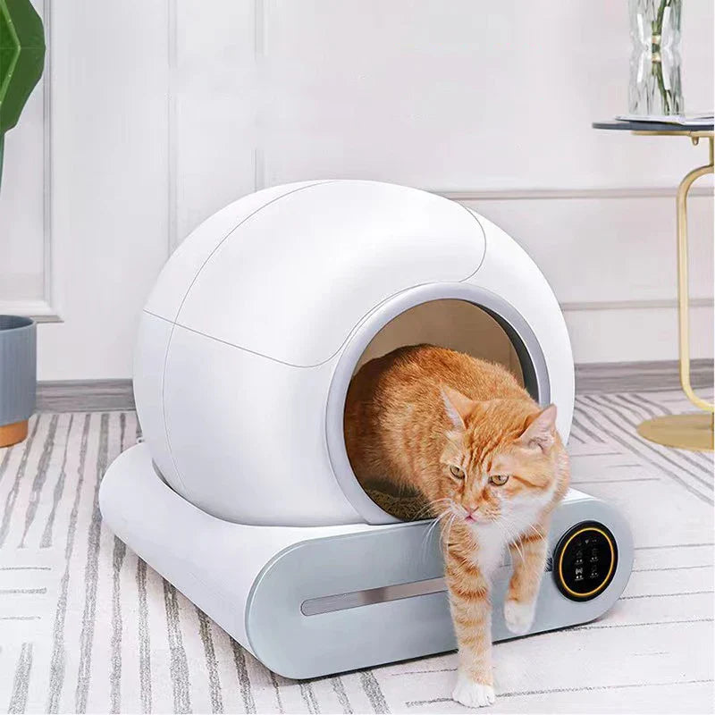 Bac à litière intelligent pour chat – Litière automatique autonettoyante électrique, toilette auto-nettoyante pour chats